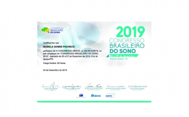 2019 - CONGRESSO BRASILEIRO DO SONO 01
